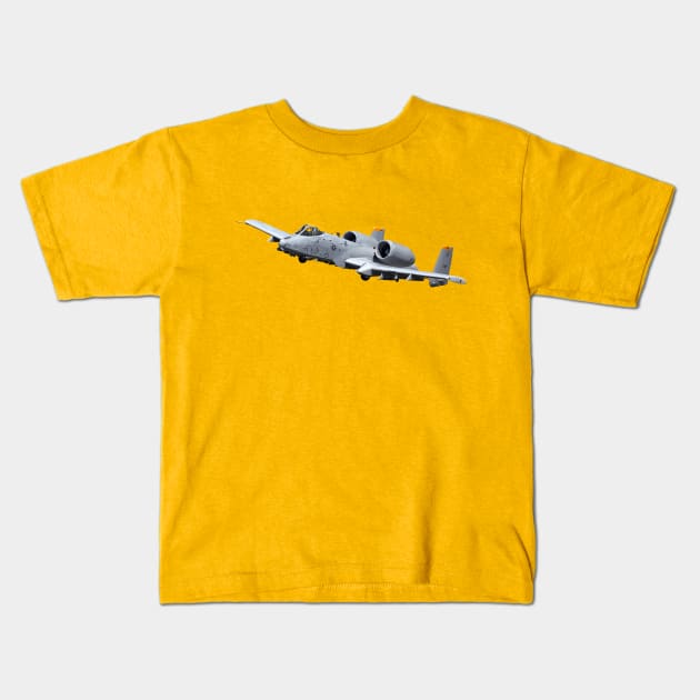 A-10 Thunderbolt Kids T-Shirt by sibosssr